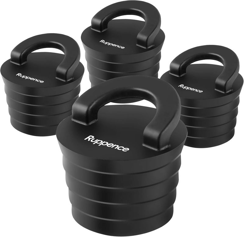 Ruppence 1-1/2" Kayak Scupper Plugs, Push-in Boat Drain Kayak Plugs for Sit on Top with Ring Pull Design, Watertight Livewell & Bilge Stoppers for Marine Drain Holes, Canoes & Small Watercraft (4Pack) - Image 1